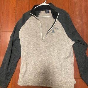Gray and Black Men's Sweater